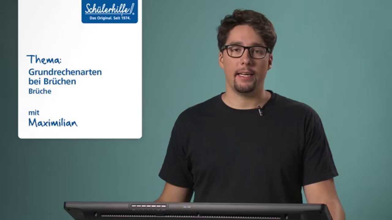 Schülerhilfe Lernvideo // Mathe // Grundrechenarten bei Brüchen