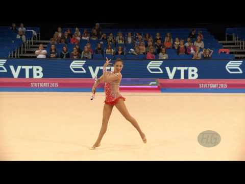 Karla DIAZ ARNAL (MEX) 2015 Rhythmic Worlds Stuttgart - Qualifications Clubs
