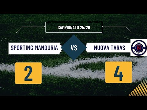 Sporting Manduria - NUOVA TARAS TARANTO 2 - 4 camp. Provinciale Opes Esordienti 13/14 c11 02/02/2026