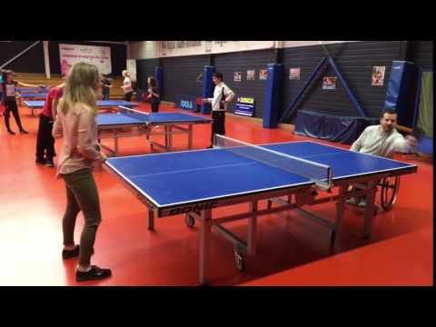 Échanges tennis de table Julie Florian Merrien