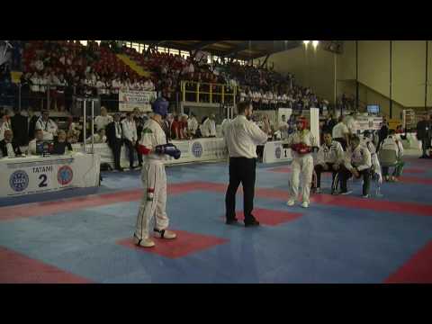 Giulia Cavallaro v Livia Murvai WAKO European Championships 2016