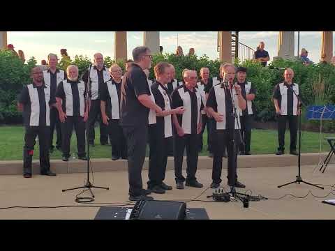 The Rivertown Sound Quartet singing ‘Bring Him Home’ at the Muny Theatre 6/18/24 in St. Louis, MO.