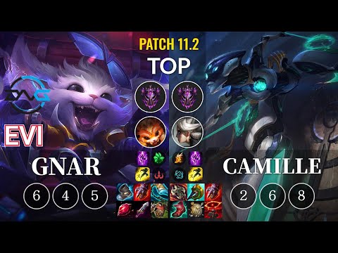 DFM Evi Gnar vs Camille Top - KR Patch 11.2