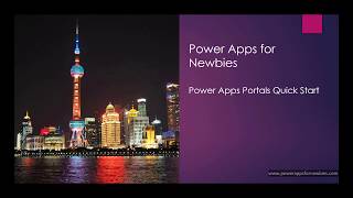 Download the video "PowerApps Portals Tutorial - PowerApps Portal Full Introduction and Tutorial Step by Step"