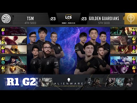 TSM vs Golden Guardians - Game 2 | Round 1 Playoffs S10 LCS Summer 2020 | TSM vs GG G2