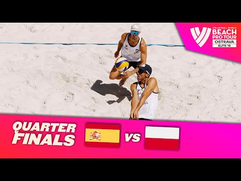 Herrera/Gavira vs. Bryl/Losiak - Quarterfinal Highlights Ostrava 2022 #BeachProTour