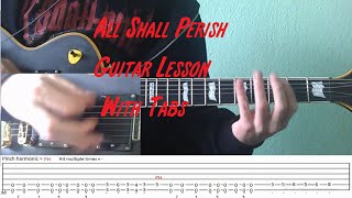 All Shall Perish Laid To Rest Guitar Lesson With Tabs
