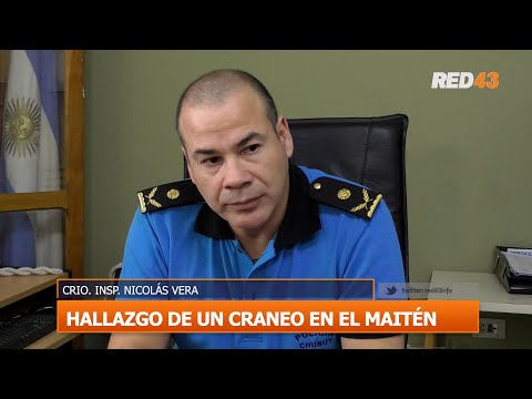 HALLAZGO DE UN CRANEO EN EL MAITÉN