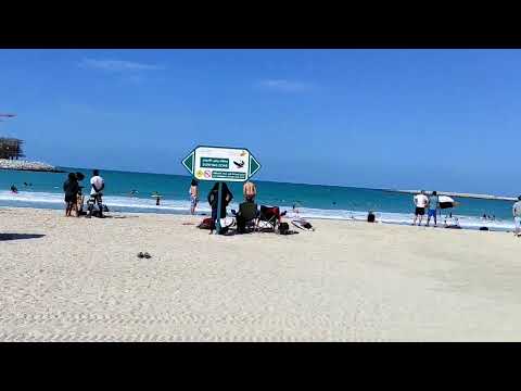 Jumeirah beach || White sand beach in dubai #jumeirabeach #whitesandbeach