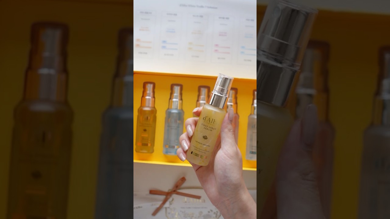 d'Albaスプレーセラム💛🩷💙🧡🩵シーン別おすすめの使い分け🫧 #dalba #化粧水 #保湿