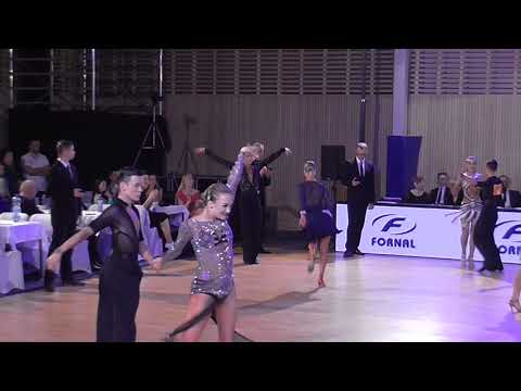 089 Vilém Šír - Hana Anna Šišková /MČR T10 2018/ Kojetín/ U21/ Semifinále/ Samba