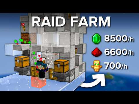Minecraft Ultimate Stacking Raid Farm for 1.21.2+
