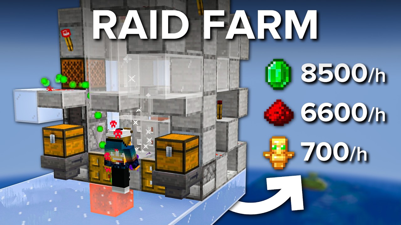 Minecraft Ultimate Stacking Raid Farm For 1 21 2 Minecraft Builders Minecraft Ultimate Stacking Raid Farm For 1 21 2 Minecraft Builders