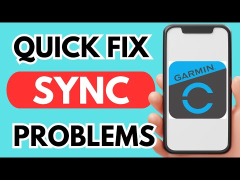 How to fix garmin connect app not syncing or working properly (Easy)