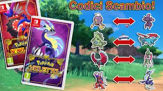 Codici Scambio POKEMON ESCLUSIVI di Pokemon Scarlatto e Violetto!