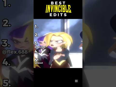 Best Invencible Edits 🤩 #viralvideo #shorts #viral