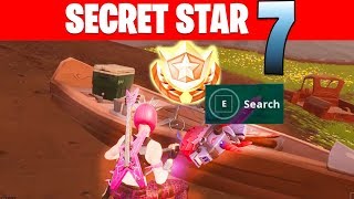 secret battle star season 6 week 7 location free tier battle pass fortnite - fortnite week 7 free tier season 6