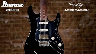 Video thumbnail for IBANEZ 2020 AZ2204B-BK Prestige | NAMM 2020 by Lee Wrathe