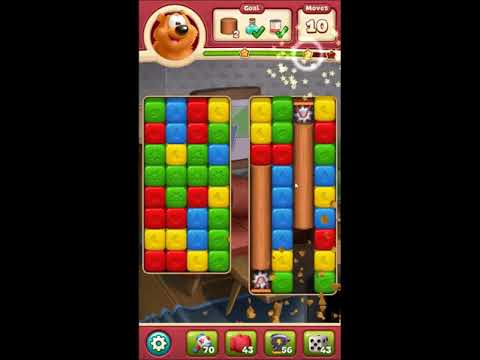 Toon Blast Level 2876 - NO BOOSTERS 🐻🐺🐱 | SKILLGAMING ✔️