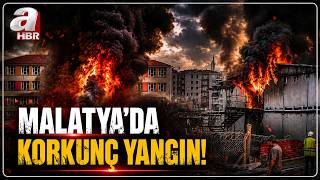 Malatya’da İşçilerin Kaldığı Konteynerde Yangın Paniği | A Haber