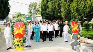 Phường Tam Điệp tổ chức Lễ dâng hương tưởng niệm các anh hùng liệt sĩ, nhân dịp kỷ niệm Ngày Giải phóng miền Nam 30/4 và Quốc tế Lao động 1/5