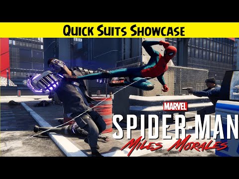 Spider-Man: Miles Morales 🕷 All Suits Showcase