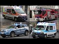 Italia Roma Polizia Ambulanza Vigili Del Fuoco Emergency Vehicles In Rome 1 2