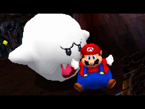 Super Mario 64 DS - 100% Walkthrough - Course 5 Big Boo's Haunt