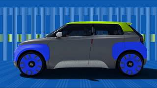 Aquí os mostramos una visión más detallada del Fiat Concept Centoventi!