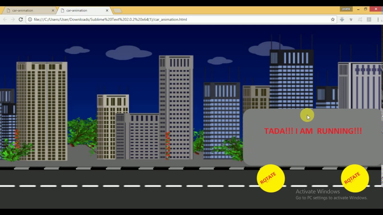 #2 CAR ANIMATION(PURE CSS)