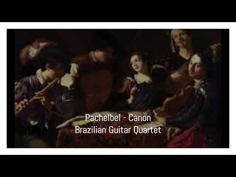 Johann Pachelbel - Canon - Brazilian Guitar Quartet - First Recording (1998)
