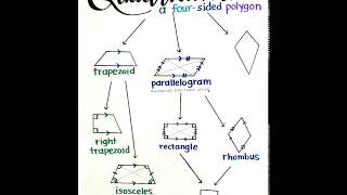 Quadrilaterals Anchor Chart