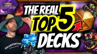 🏆 UPDATED TOP 5 BEST DECKS AFTER VIOLET HOLD! Hearthstone Meta Report 🔥