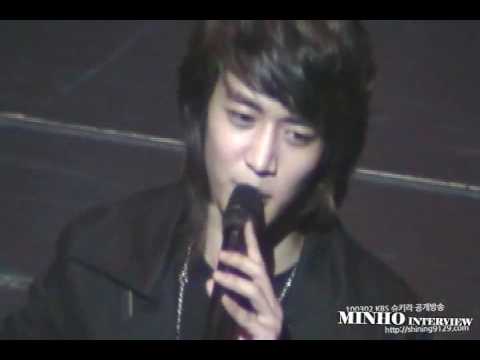 [Fancam] : Minho 100302 [Crazy Love]
