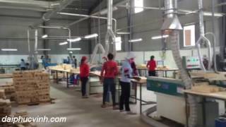 Dây chuyền ghép gỗ đơn giản