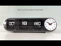 Cloudnola Capsule Flip Date Clock MoMA Design Store