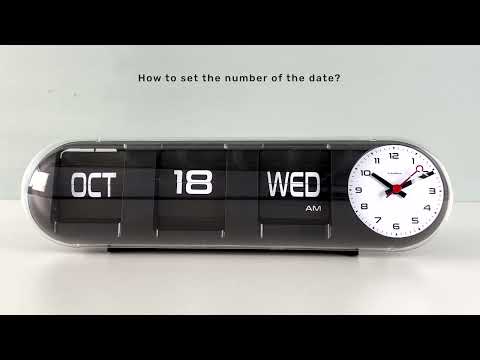 Cloudnola Capsule Flip Date Clock
