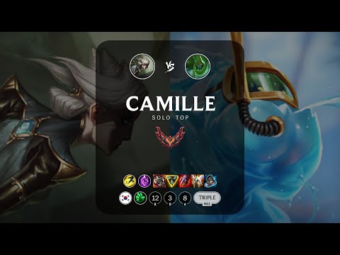 Camille Top vs Zac - KR Grandmaster Patch 14.1