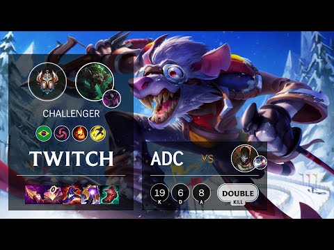 Twitch ADC vs Jhin - BR Challenger Patch 11.17