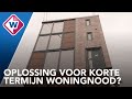 Prefab woning in strijd tegen woningnood: 'Binnen zes dagen staat er een huis' - OMROEP WEST