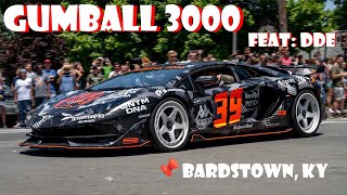 Seeing the Gumball 3000 rally in beautiful Bardstown Kentucky!