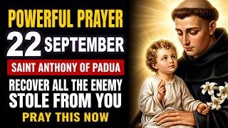 IF WHAT YOU LOST STILL HURTS — PRAY WITH SAINT ANTHONY OF PADUA 🙏
