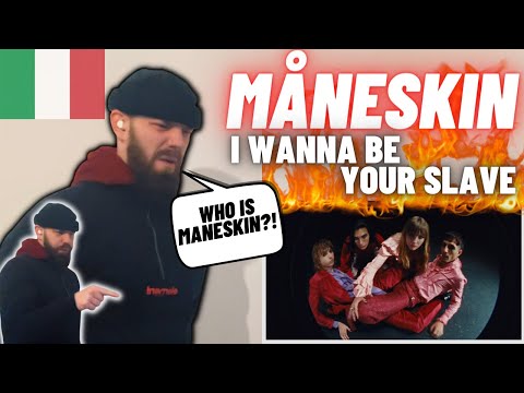 FIRST TIME LISTENER! 🇮🇹 MÅNESKIN - I WANNA BE YOUR SLAVE | UK 🇬🇧 REACTION