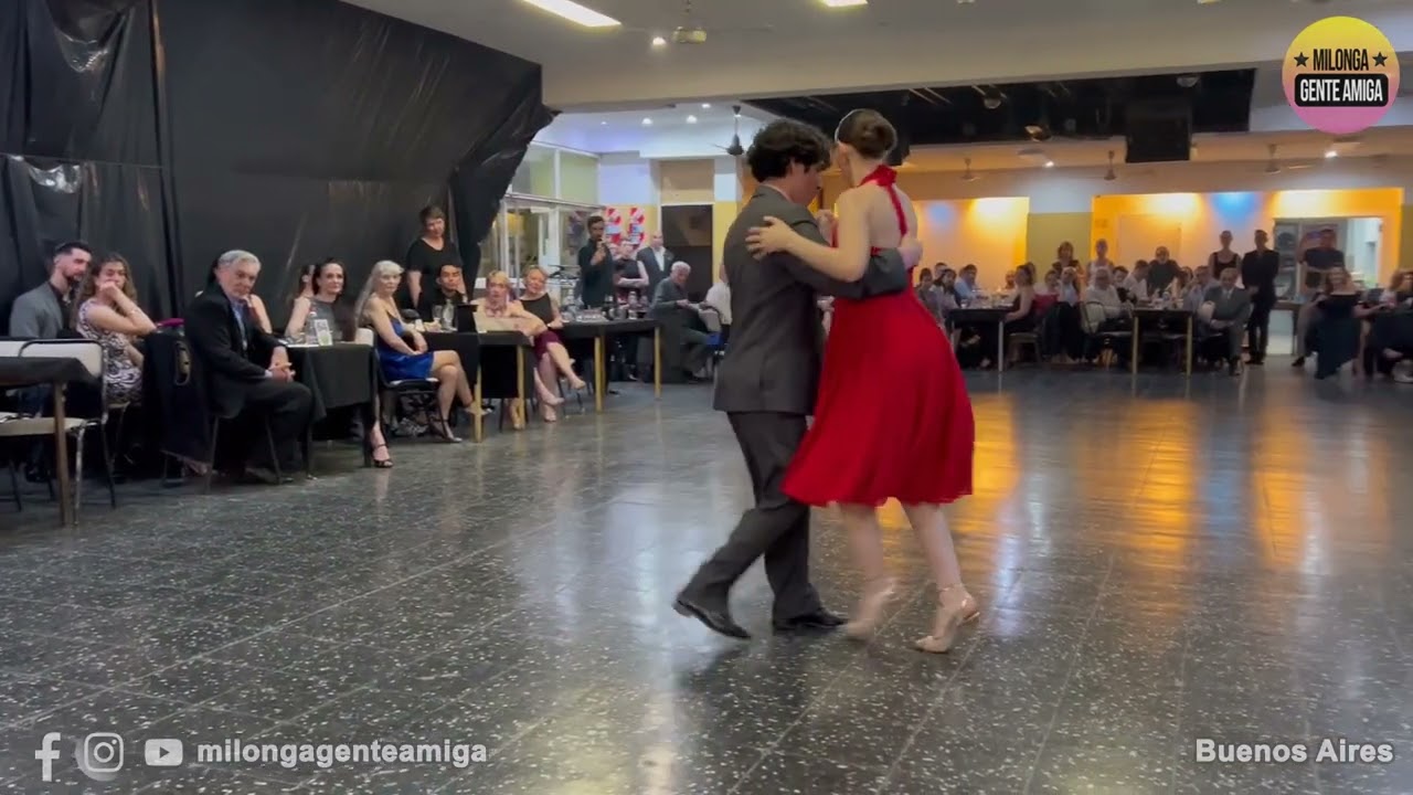 Luciano Millaqueo y Celeste Cimino - Milonga Gente Amiga - 08/OCT/2023 (3/3)