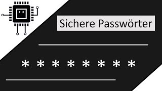 Sichere Passwörter und die DSiN-Passwortkarte | #Cybersicherheit
