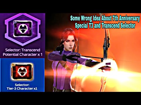 Some Wrong Idea About 7th Anniversary Special T3 & Transcend Selector - Marvel Future Fight