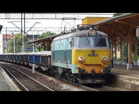07.08.2023 Wrocław Nadodrze - Lokomotywa ET22-933 z niskoburtowymi