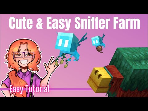 The Easiest Sniffer Farm For Minecraft 1.20 - Cheap & Quick and Cute!