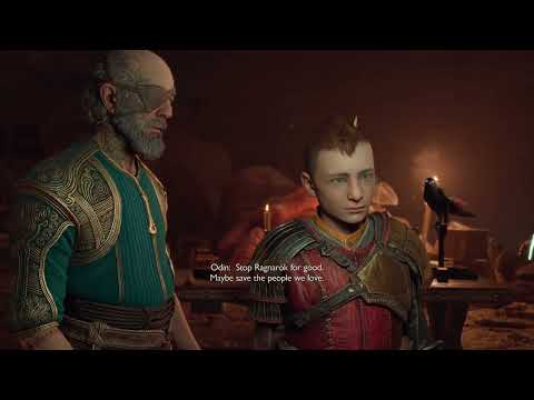 Odin shows atreus how he lost his eye