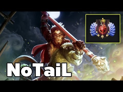Notail Dota 2 Play Monkey King Carry Rank MMR Game